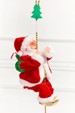 43" Tall Climbing Santa on Rope