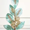 25.5" Teal Velvet Berry Spray