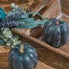 Teal Weathered Pumpkin