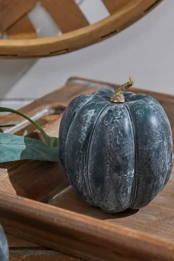 Teal Weathered Pumpkin