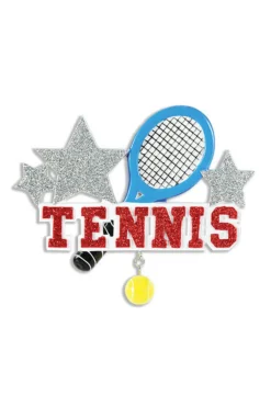 3" Tennis Customizable Ornament