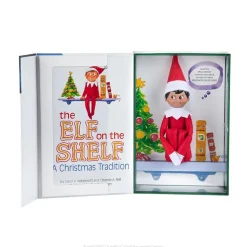 The Elf On The Shelf Boy - Dark Tone, Brown Eyes