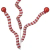 35” Tinsel Peppermint Twist with Ball Spray