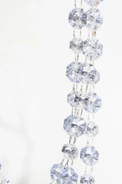 Triple Bead Silver Garland Ornament