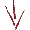 34” Triple Glitter Sequin Christmas Spray - Red