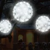 5.5" Twinkling Pure White Crystal Sphere