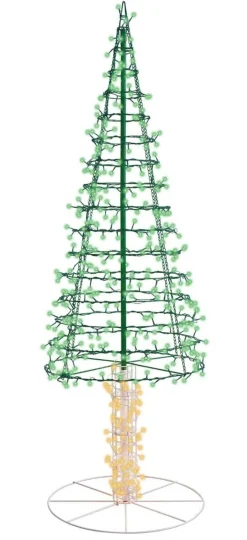6' Twinkling Starry Alpine Tree - Green/Warm White 460 Lights