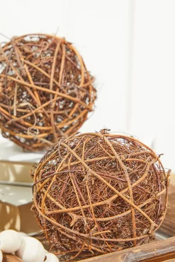 Vine Grapevine Ornaments - Set of 2