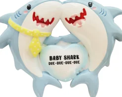 We’re Expecting Shark Family Personalizable Ornament