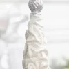 16" White Flocked Resin Tree