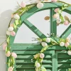 45" White & Pink Egg Garland