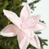22" Winter Freeze Poinsettia Stem
