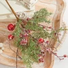19" Winters Snowberry Spray