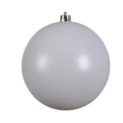 8" Winter White Shatterproof Ornament