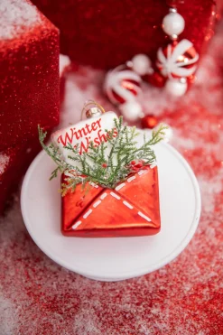 4” Winter Wishes Glass Ornament