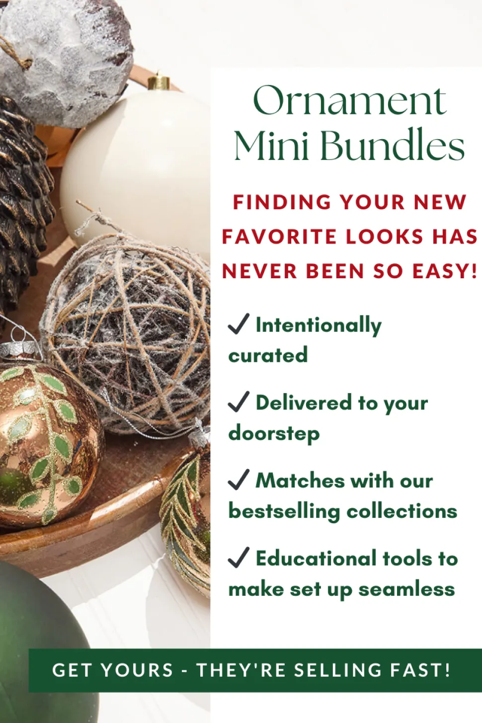 Winter Woodland Ornaments Mini Bundle