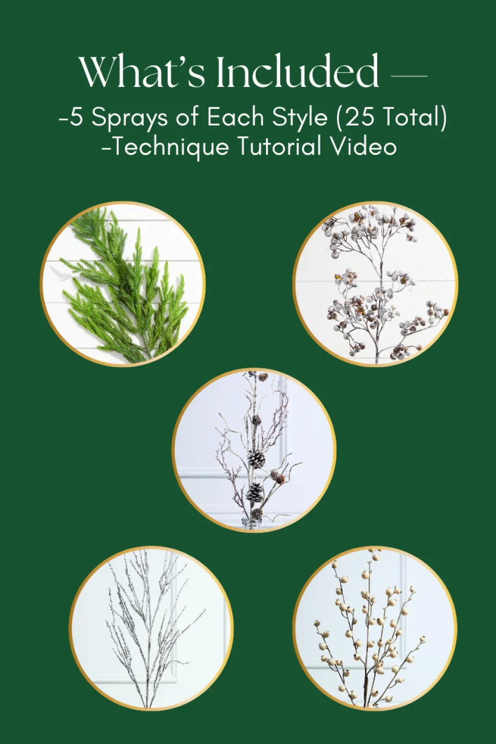 Winter Woodland Sprays Mini Bundle