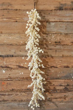4' WP Cream Weathered Berry Garland