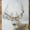 16 x 24” Buck Deer In Snowy Field Print