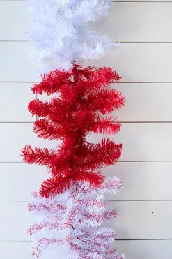 9'x12" Caprico Red/White Garland