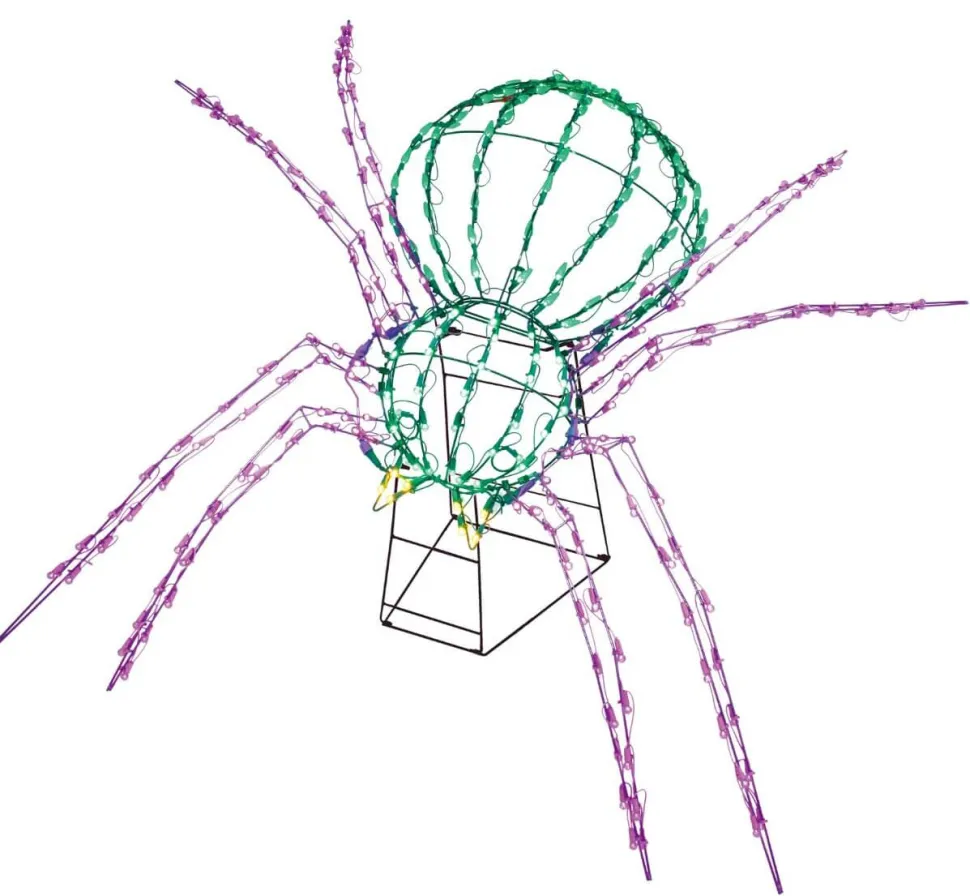 28" x 40" 3D Scary Spider (Twinkling)