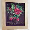16" x 18" Floral Wood Wall Decor