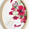 12" x 16" Floral Wood Wall Decor