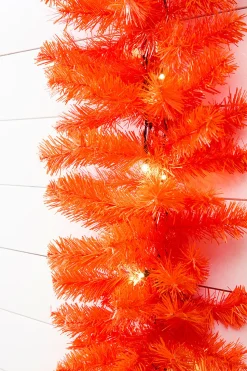 9' x 12" LED Orange Garland