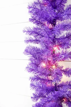 9' x 12" LED Purple Garland