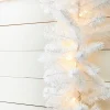9' x 12" LED White Crystal Spruce Garland