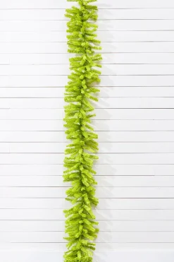 9' x 14" Lime Green Garland