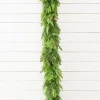 72" x 12" Natural Touch Mix Evergreen Garland