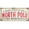 22" x 48" North Pole Metal Framed Wall Decor