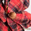 22” x 11" Plaid Magnolia Stem