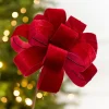 20" x 8” Red Velvet Ribbon Stem