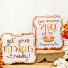7" x 6" Tin Thanksgiving Sign