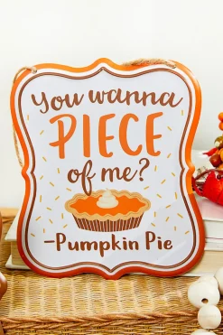 7" x 6" Tin Thanksgiving Sign