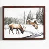 15" x 19" Woodland Scene Wood Wall Art