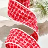 4" x 5 Yard Cozy Christmas Knit Ribbon