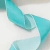 1.5" x 10 Yard Green Teal Unwired Velvet Ribbon