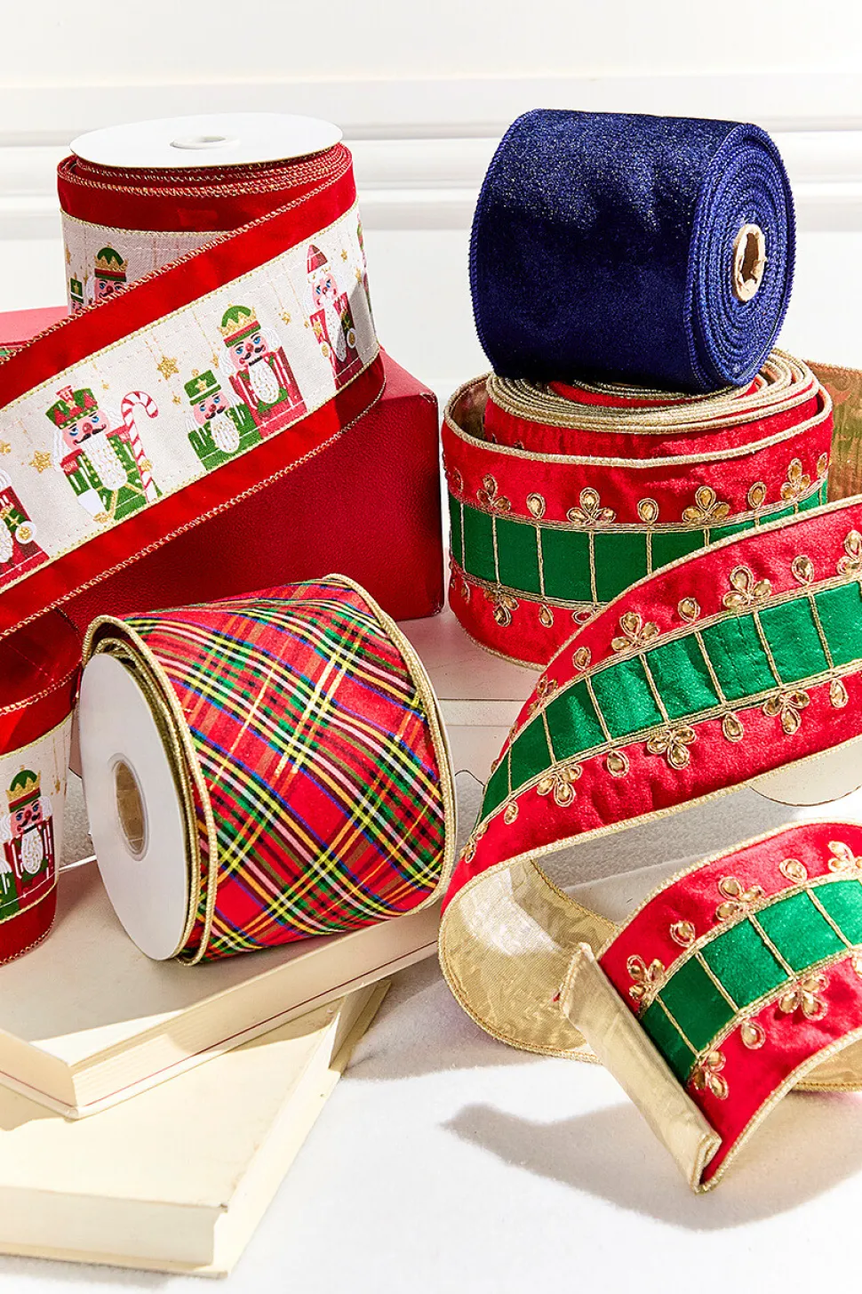 4" x 5 Yard Nutcracker Coat Ribbon