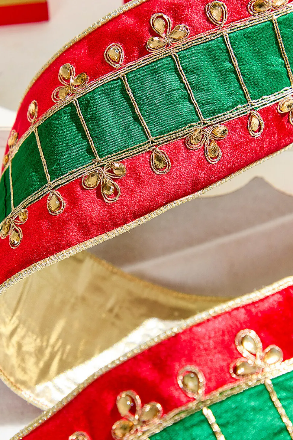 4" x 5 Yard Nutcracker Coat Ribbon