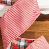 4" x 10 Yard Plaid Gingham Double Sided Ribbon