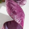 4” x 10 Yard Purple Lavender Crown Velvet Metallic Back Ribbon
