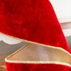 4" x 5 Yard Red Sheldon Velvet Wired Ribbon