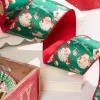 4" x 10 Yard Retro Jolly Old Saint Nick Ribbon