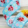 2.5" x 10 Yards Blue Ladybugs Ribbon