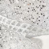 4" x 10 Yard Silver Mesh Wired Ribbon