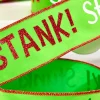 2.5" x 10 Yards Stink! Stank! Stunk! Ribbon