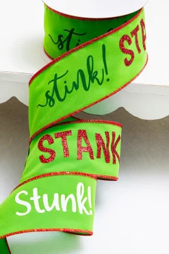 2.5" x 10 Yards Stink! Stank! Stunk! Ribbon